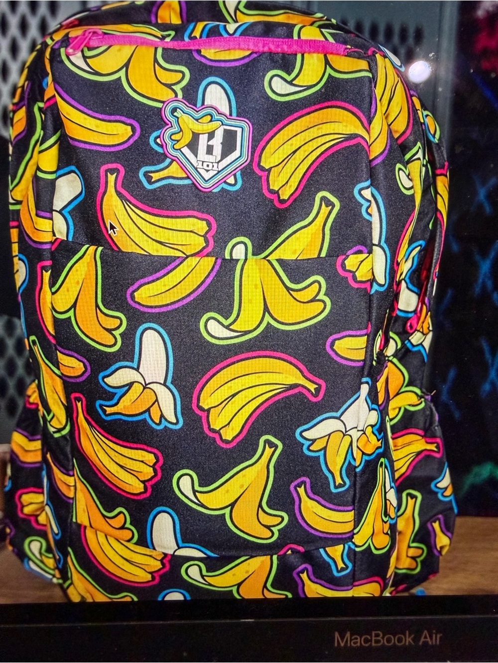 Baseball Lifestyle 101 Neon Banana Backpack